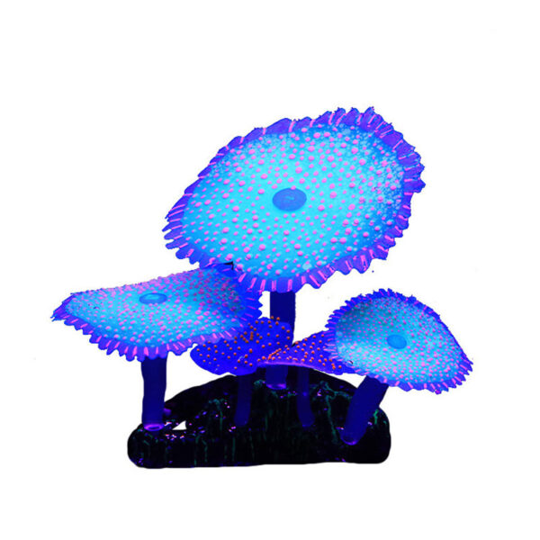 Aquarium Fish Tank Landscaping Decoration Software Silicone Multicolored Fluorescent - Image 4