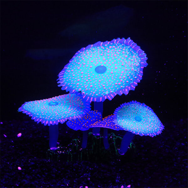 Aquarium Fish Tank Landscaping Decoration Software Silicone Multicolored Fluorescent - Image 6