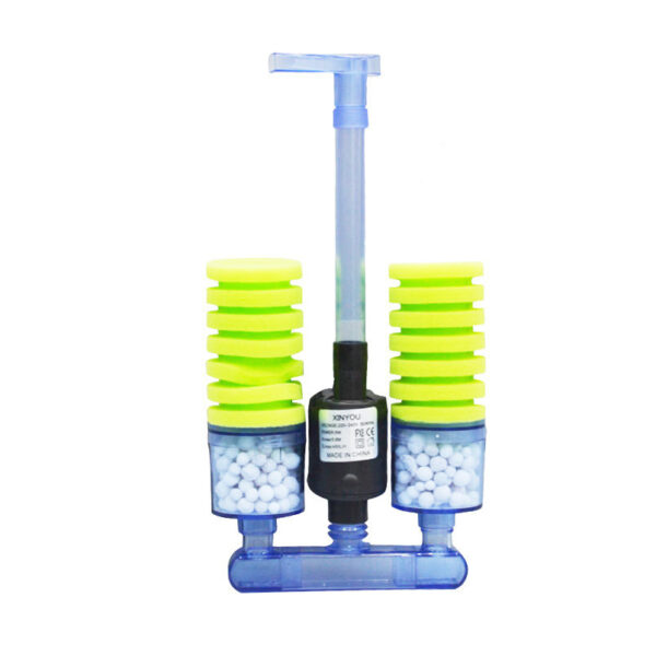 Aquarium Sponge Filter, Submersible Pump, Water Circulation Biochemical Filter - Image 2