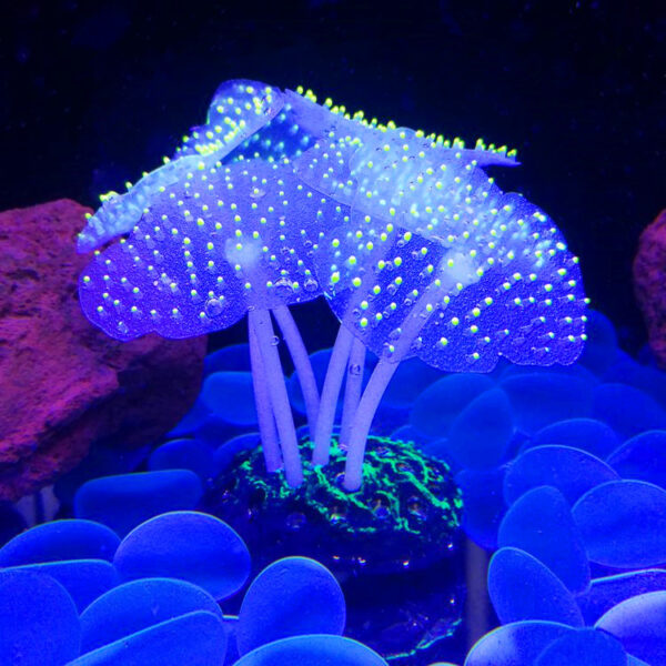 Luminous Silicone Underwater World Fluorescent Fake Coral Aquarium Landscaping - Image 3