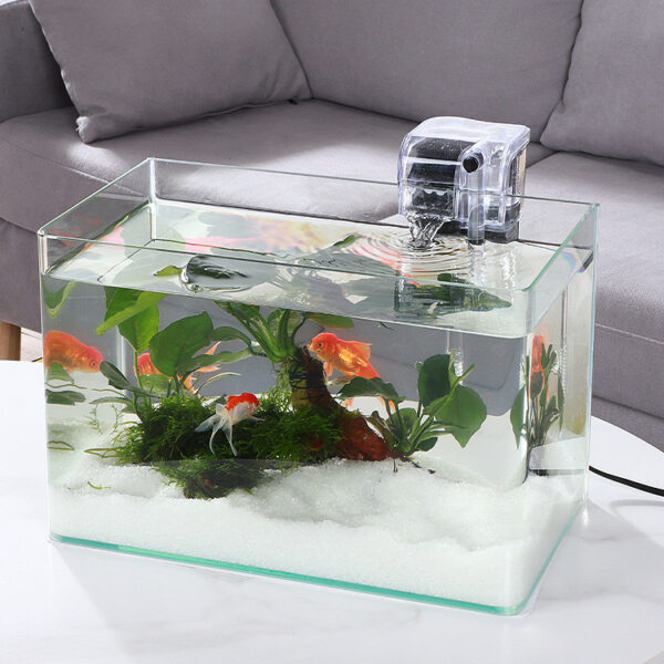 Thin Plug-in Filter Fish Tank Aquarium Waterfall - Image 2