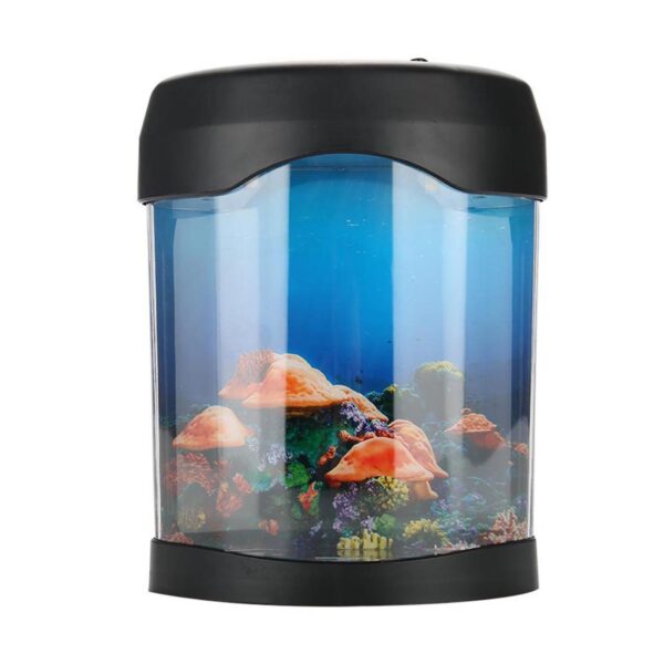 USB Aquarium Light Desk Mini Fish Tank Mood LED Lighting Color Changing Night Lamp - Image 8