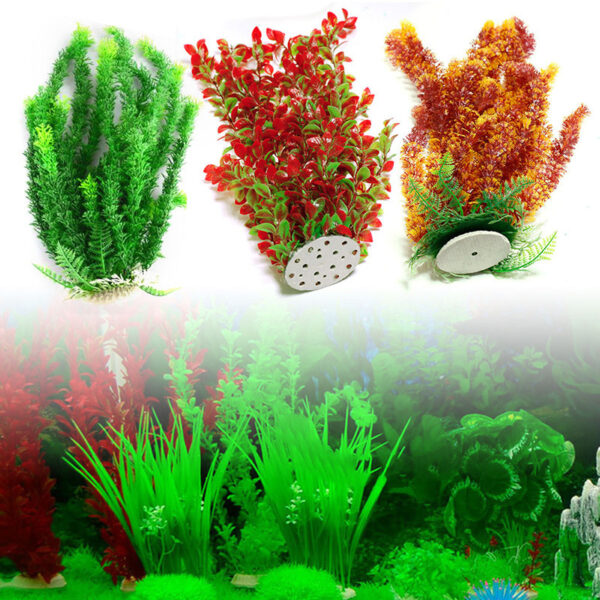 Aquarium fish tank ornament simulation plant - Image 2