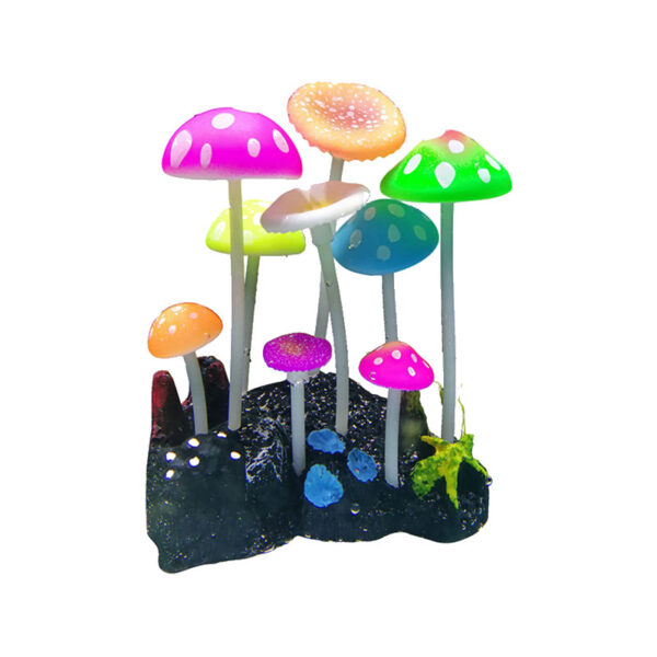 Aquarium Products Rockery Ornaments Luminous Simulation Water Plants - Image 6