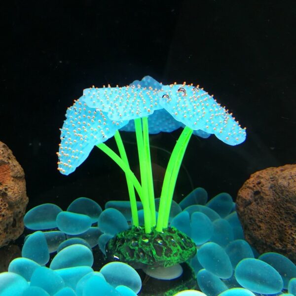 Luminous Silicone Underwater World Fluorescent Fake Coral Aquarium Landscaping - Image 4