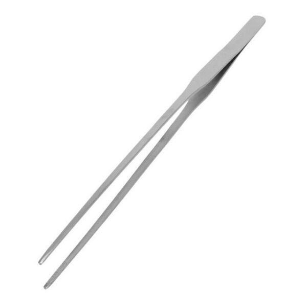 Curved Aquarium Tweezers - Stainless Steel - Image 3