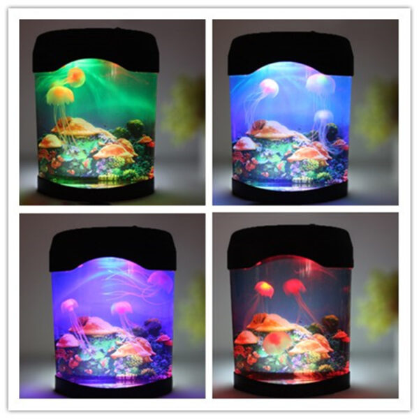 Jellyfish aquarium USB colorful lamp - Image 5