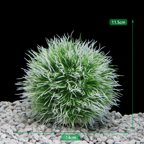 Artificial Grass Ball Water Plant Aquarium Decoration Landscaping Algae Ball - Image 5