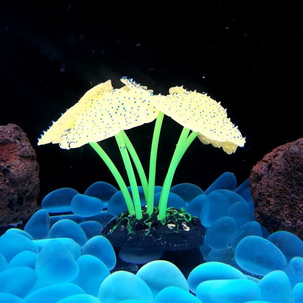 Luminous Silicone Underwater World Fluorescent Fake Coral Aquarium Landscaping - Image 2