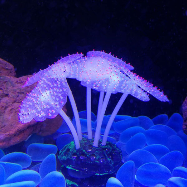 Luminous Silicone Underwater World Fluorescent Fake Coral Aquarium Landscaping - Image 8