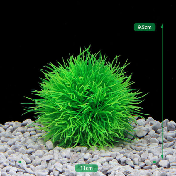 Artificial Grass Ball Water Plant Aquarium Decoration Landscaping Algae Ball - Image 7