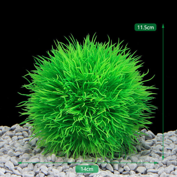 Artificial Grass Ball Water Plant Aquarium Decoration Landscaping Algae Ball - Image 3