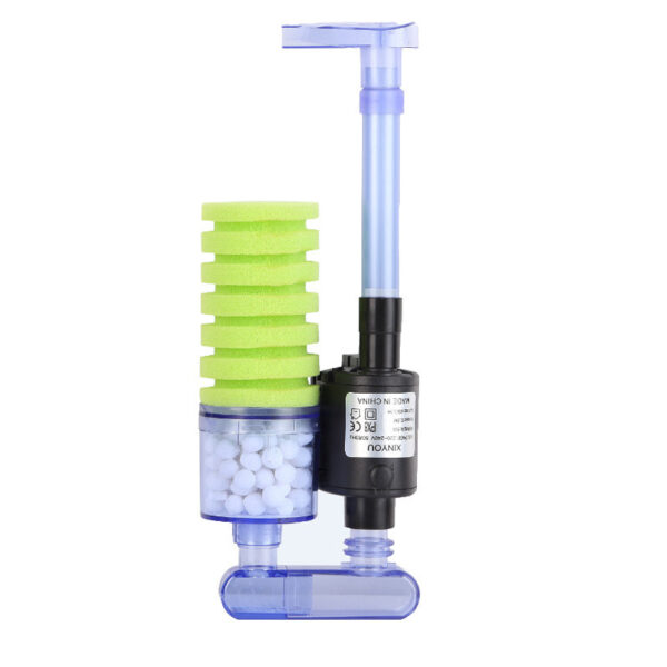 Aquarium Sponge Filter, Submersible Pump, Water Circulation Biochemical Filter - Image 6