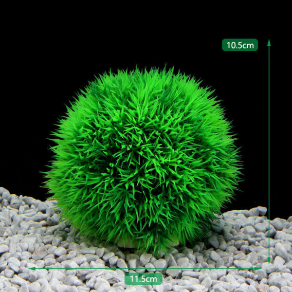 Artificial Grass Ball Water Plant Aquarium Decoration Landscaping Algae Ball - Image 4