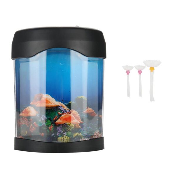 USB Aquarium Light Desk Mini Fish Tank Mood LED Lighting Color Changing Night Lamp - Image 6