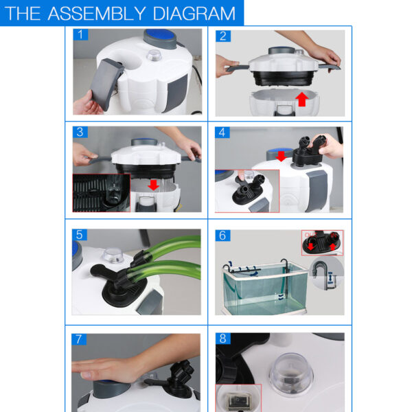 External Filter Aquarium UV Lamp Water Purification And Algae Removal - Image 4