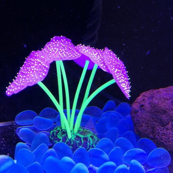 Luminous Silicone Underwater World Fluorescent Fake Coral Aquarium Landscaping - Image 10