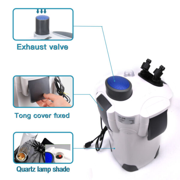 External Filter Aquarium UV Lamp Water Purification And Algae Removal - Image 3